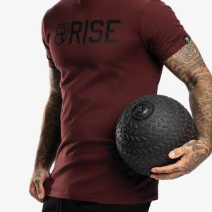 Rise Gym Apparel Gym T-Shirt Bergundy Size Small *Price Negotiations*